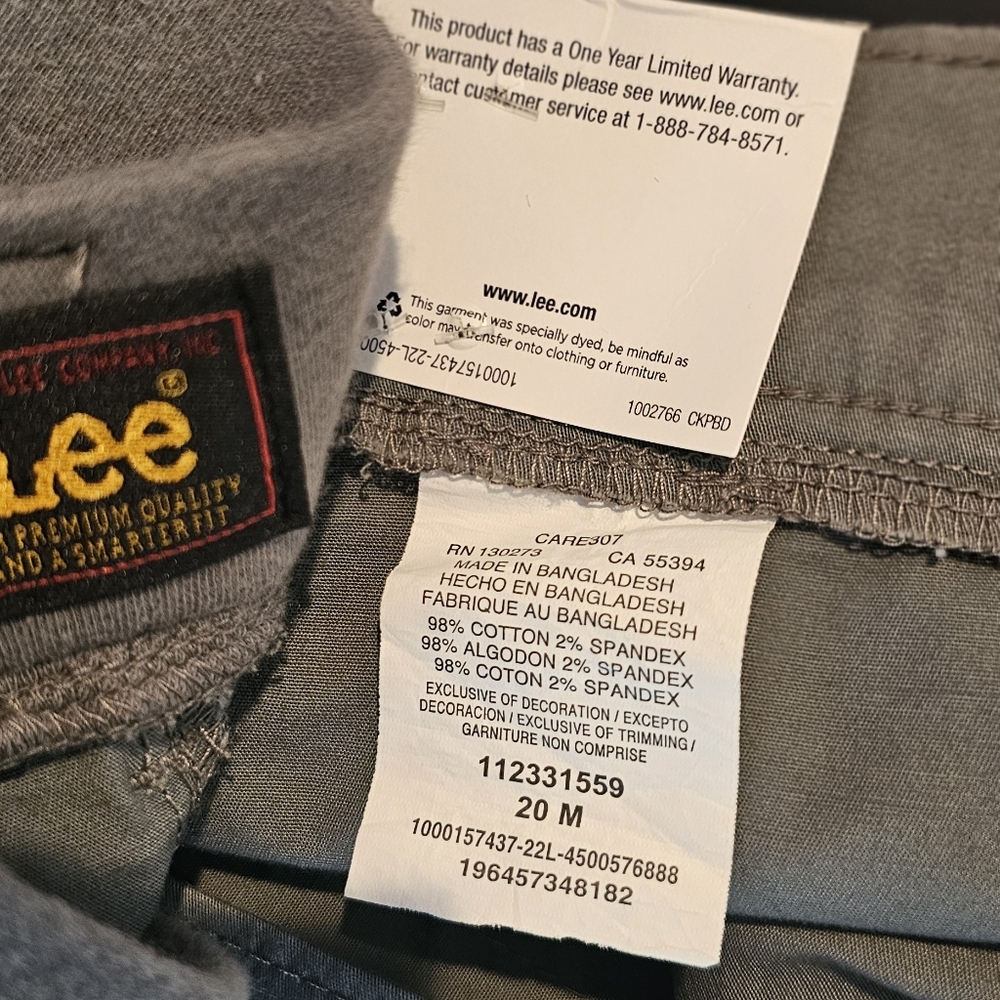 Lee Green Utility Shorts NWT Size 20 - Picture 6 of 8
